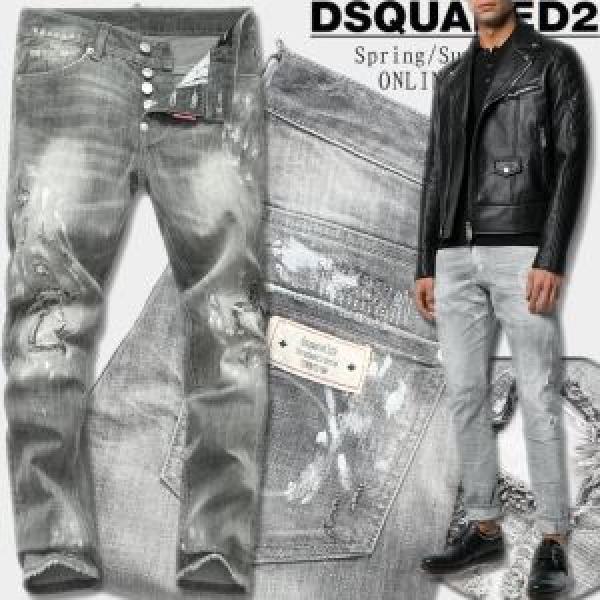 定番ボトム 2025秋冬 海外セレブ定番愛用 ディースクエアード DSQUARED2 ジーンズ