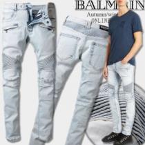 海外セレブ愛用 バルマン BALMAIN 2026秋冬 ジーンズ 絶妙なルーズ感