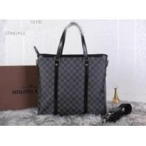 上品なルイ ヴィトンバッグメンズハンドバッグ LOUIS VUITTON ビジネスバッグショルダー掛けダミエ柄.45.