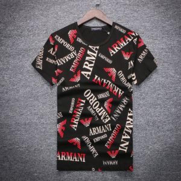人気激売れ 2026春夏新作 半袖Tシャツ アルマーニ ARMANI 3色可選 カジュアル