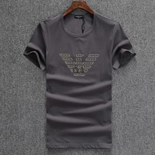 シンプル 2026春夏新作 半袖Tシャツ 3色可選 アルマーニ ARMANI ★安心★追跡付
