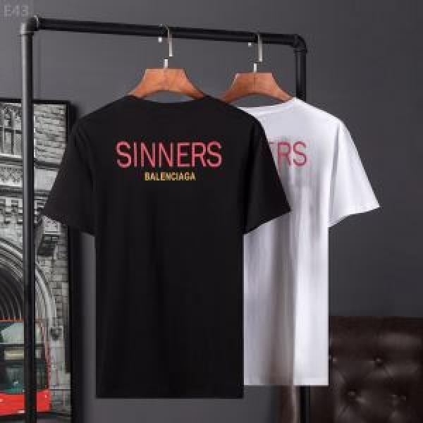 バレンシアガ BALENCIAGA 2色可選 カジュアル 2025春夏新作 半袖Tシャツ 欧米韓流/雑誌