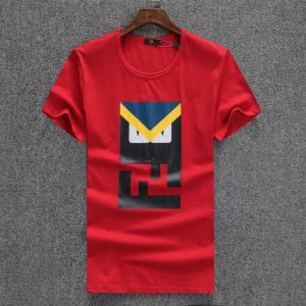 ファション性の高い カジュアル 2026春夏新作 半袖Tシャツ フェンディ FENDI 3色可選