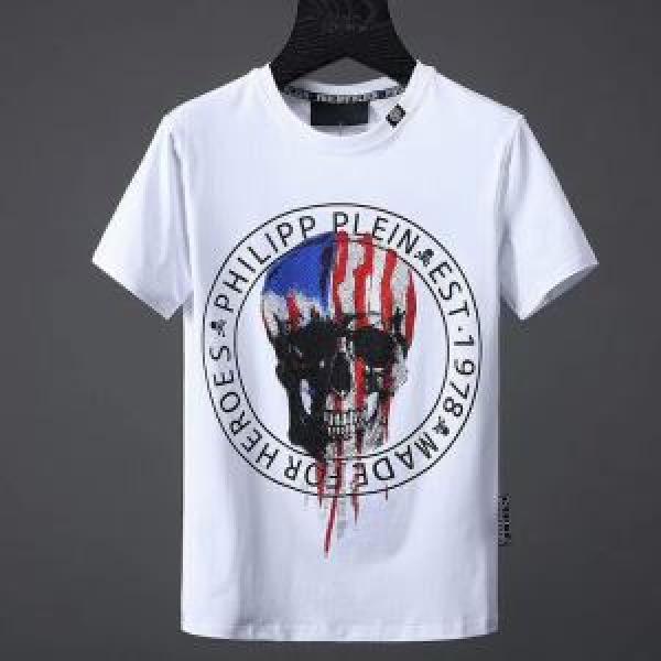 カジュアル 半袖Tシャツ 2色可選 フィリッププレイン PHILIPP PLEIN 2026春夏新作 激安大特価本物保証