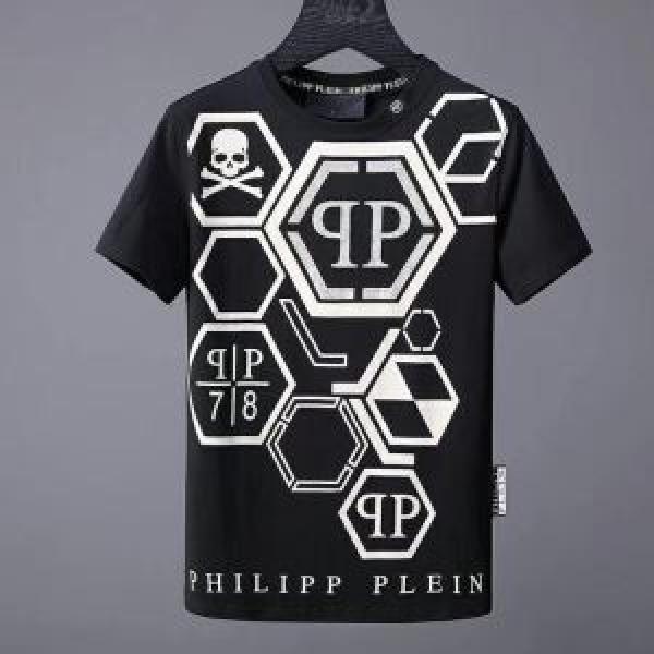収縮性のある フィリッププレイン PHILIPP PLEIN 2026春夏新作 半袖Tシャツ 激安大特価大人気 2色可選