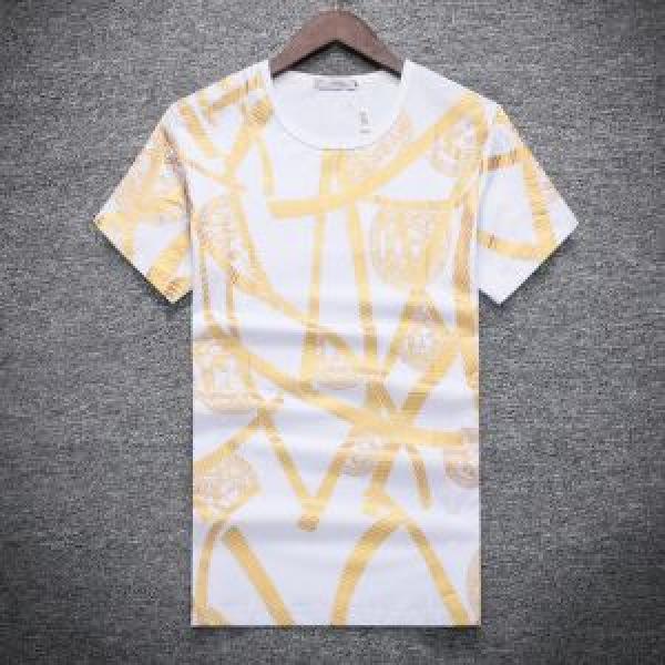 2025春夏新作 収縮性のある 半袖Tシャツ 3色可選 ヴェルサーチ VERSACE 爆買い定番人気