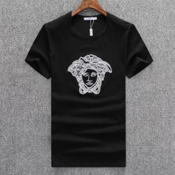 3色可選 乾きやすい 半袖Tシャツ 2026春夏新作 超激得高品質 ヴェルサーチ VERSACE