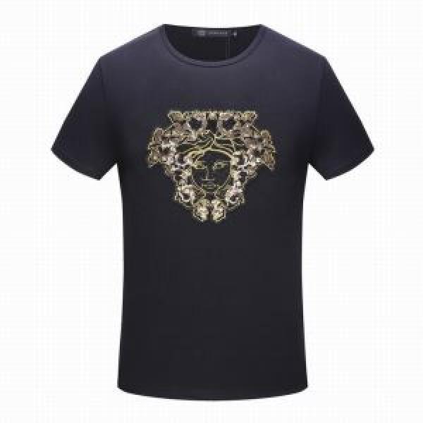 通気性に優れた ヴェルサーチ VERSACE 2色可選 半袖Tシャツ 2025春夏新作 驚きの低価格