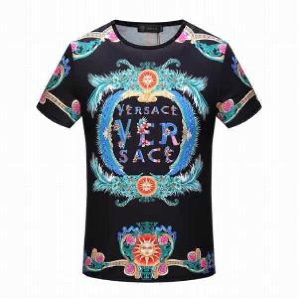 着回し度抜群 半袖Tシャツ 2026春夏新作 ヴェルサーチ VERSACE 超激得限定セール 2色可選