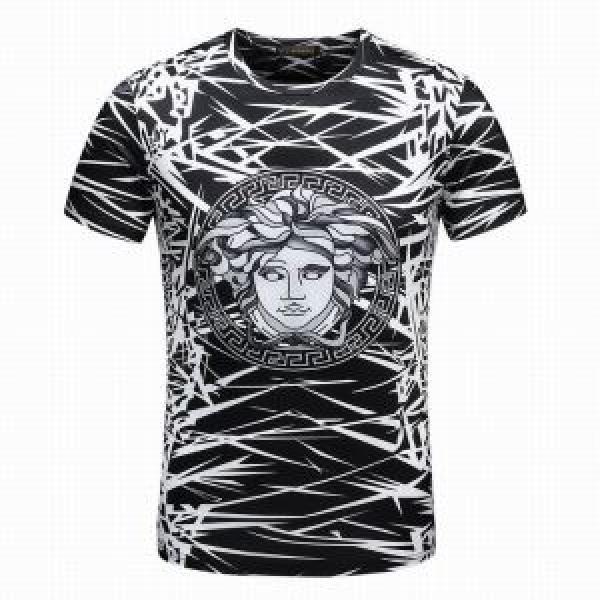 2026春夏新作 カジュアル ヴェルサーチ VERSACE 2色可選 半袖Tシャツ お買い得得価