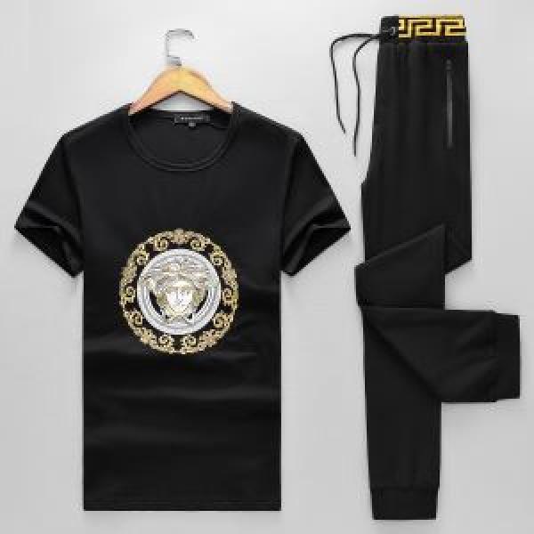 人気 ランキング 上下セット ヴェルサーチ VERSACE 2色可選 着心地満点 2026春夏新作