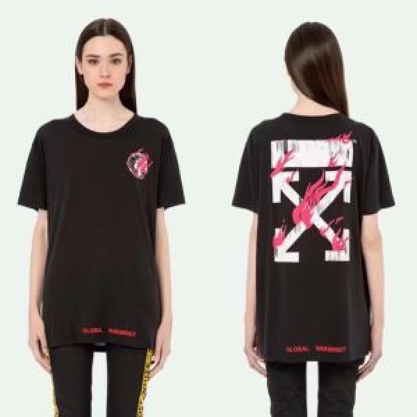 お得100%新品 2026春夏新作Off-White オフホワイトTシャツ/半袖2色可選