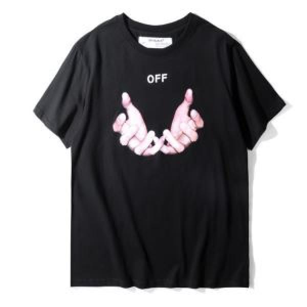 個性派2026春夏新作Off-WhiteTシャツ/半袖2色可選◆モデル愛用◆  オフホワイト