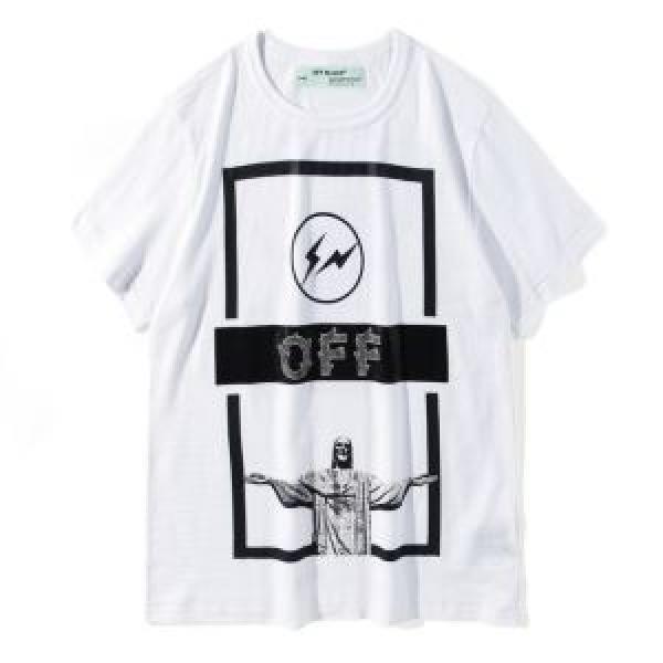 最旬アイテム 2026春夏新作Off-White オフホワイトTシャツ/半袖2色可選