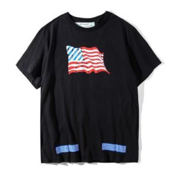 2026春夏新作2色可選 Off-White オフホワイト Tシャツ/半袖首胸ロゴ