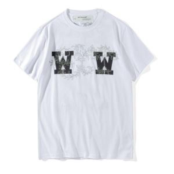 オフホワイト ファション性の高い 2色可選Tシャツ/半袖2026春夏新作 Off-White