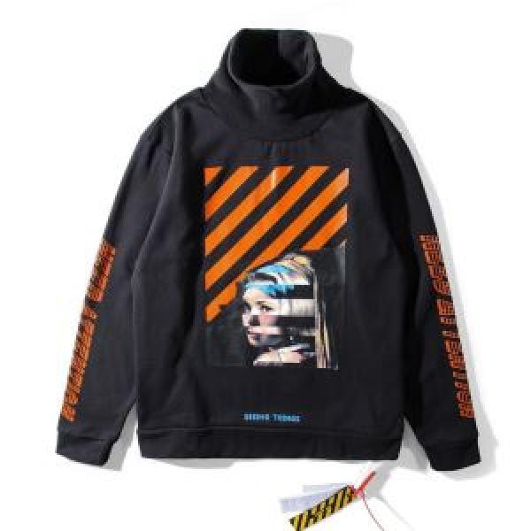 人気新品★超特価★ 2026春夏新作Off-White オフホワイトハイネックパーカー