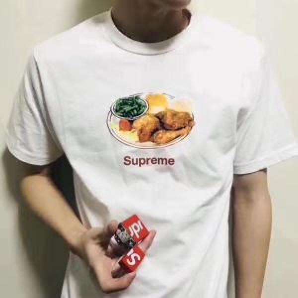 しわになりにくい 半袖Tシャツ 2025春夏新作 2色可選 シュプリーム SUPREME オリジナル