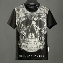 2025春夏新作 激安大特価爆買い 半袖Tシャツ 2色可選 フィリッププレイン PHILIPP PLEIN 細身のシルエット