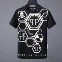 収縮性のある フィリッププレイン PHILIPP PLEIN 2026春夏新作 半袖Tシャツ 激安大特価大人気 2色可選