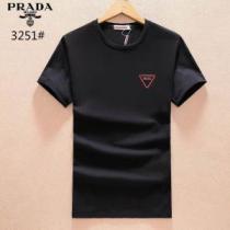 優しいフィット感 プラダ PRADA 半袖Tシャツ 2026春夏新作 3色可選 最安値セール