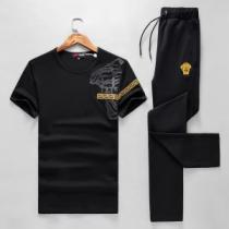 2026春夏新作 収縮性のある 上下セット 2色可選 ヴェルサーチ VERSACE ファション性の高い