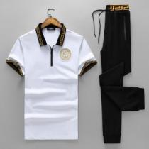2色可選 乾きやすい 上下セット 2026春夏新作 落ち着いた感覚 ヴェルサーチ VERSACE