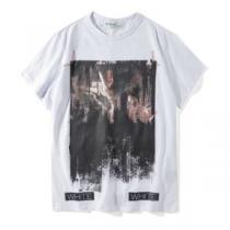 オフホワイト★安心★追跡付 2色可選Tシャツ/半袖2025春夏新作 Off-White
