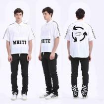 注目のアイテム 2026春夏新作Off-White オフホワイトTシャツ/半袖2色可選定番人気