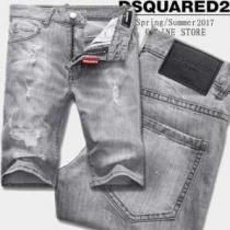 HOT品質保証  ディスクエアードデニムパンツ DSQUARED2 メンズ ダメージジーンズショートパンツ