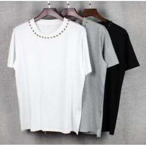 トレンド ジバンシィＴシャツコピー GIVENCHY 半袖Tシャツスパイクス 丸首ユニセックス3色可選 