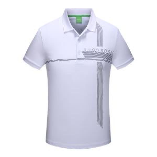 自然な肌触り ヒューゴボス HUGO BOSS 半袖Tシャツ 3色可選 オシャレを満喫できる 2025春夏新作