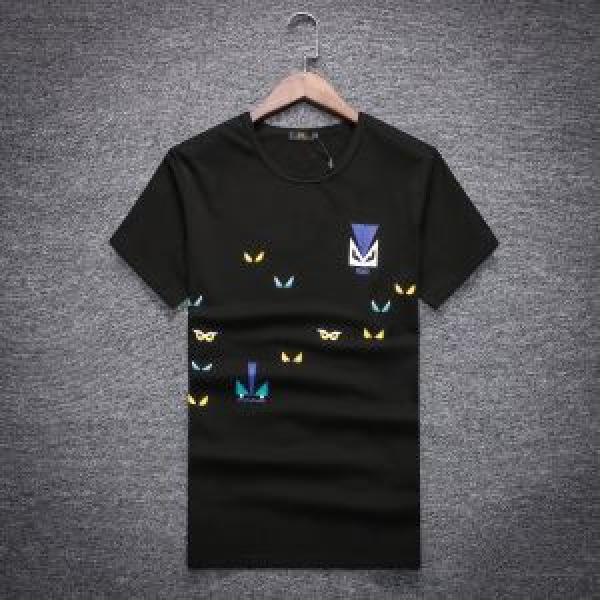 カジュアル ファッションスタッズ 2026春夏新作 半袖Tシャツ フェンディ FENDI 4色可選