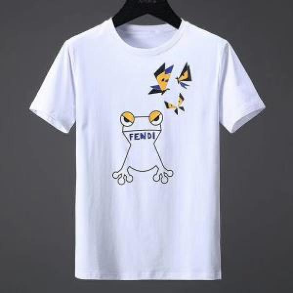 赤字価格 2色可選 乾きやすい 2026春夏新作 半袖Tシャツ フェンディ FENDI