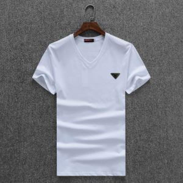 2色可選 プラダ PRADA 半袖Tシャツ 2026春夏新作 圧倒的人気新着 クールビズ
