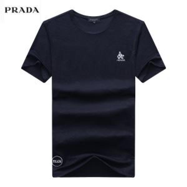 着心地満点 プラダ PRADA  半袖Tシャツ 2026春夏新作 有名人同じアイテム 3色可選