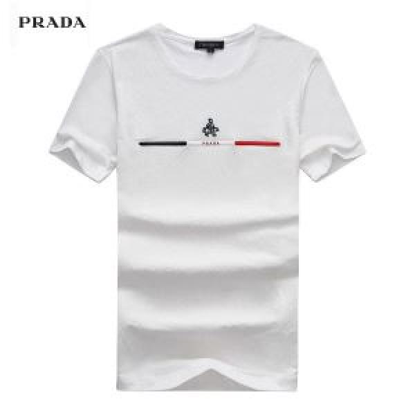 半袖Tシャツ 2026春夏新作 3色可選 シンプル プラダ PRADA しっかりとした
