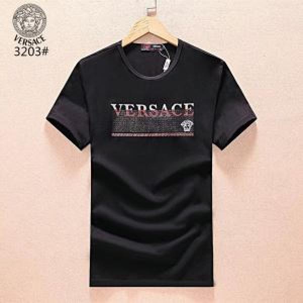 半袖Tシャツ ミックス感が溢れる 2026春夏新作 ヴェルサーチ VERSACE カジュアル 3色可選