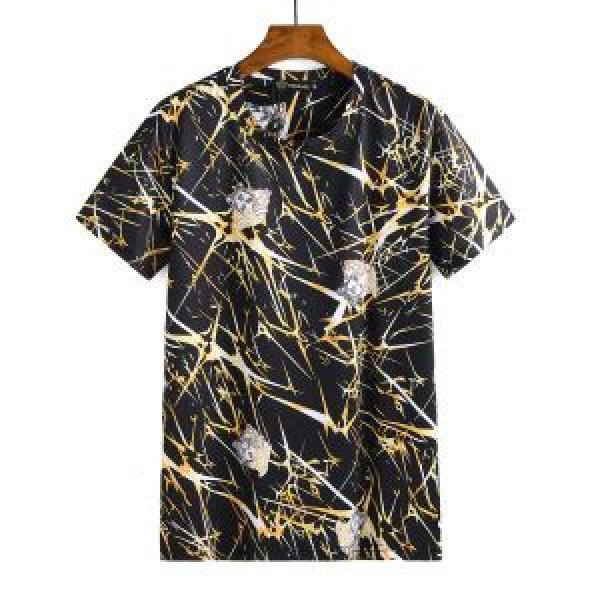 半袖Tシャツ ヴェルサーチ VERSACE 収縮性のある 2026春夏新作 希少価値大