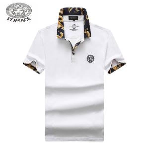 2026春夏新作 肌に馴染みやすい ヴェルサーチ VERSACE 3色可選 半袖Tシャツ 欧米韓流