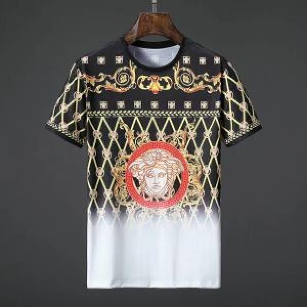 ヴェルサーチ VERSACE 半袖Tシャツ 2026春夏新作 快適な着心地 華やかさ満点