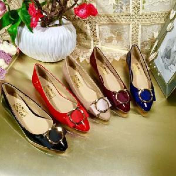 2026春夏新作多色選択可ローヒール サルヴァトーレフェラガモ FERRAGAMO美品*入手困難