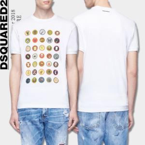 旬のアイテム ディースクエアード DSQUARED2 2026春夏新作 通気性に優れた 半袖Tシャツ 3色可選