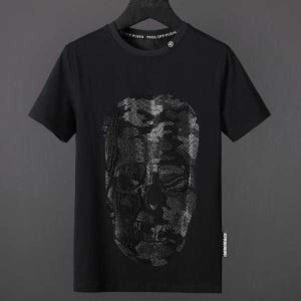 優しいフィット感 2026春夏新作 2色可選 フィリッププレイン PHILIPP PLEIN 大流行中 半袖Tシャツ