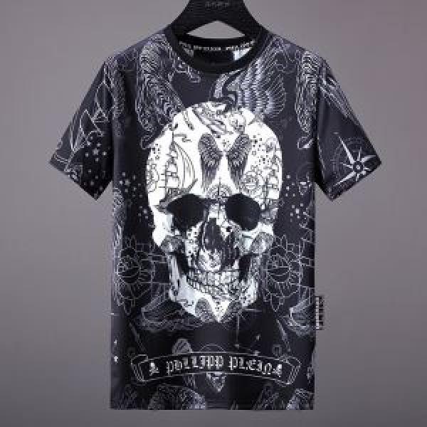 2色可選 お洒落に魅せる 2026春夏新作 半袖Tシャツ 在庫を確保 フィリッププレイン PHILIPP PLEIN