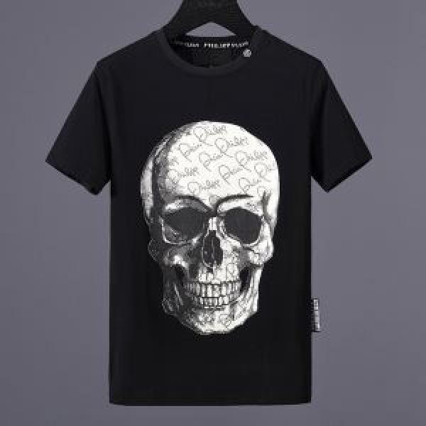 ラックスした雰囲気 2色可選 フィリッププレイン PHILIPP PLEIN 2026春夏新作 格好良いアイテム 半袖Tシャツ