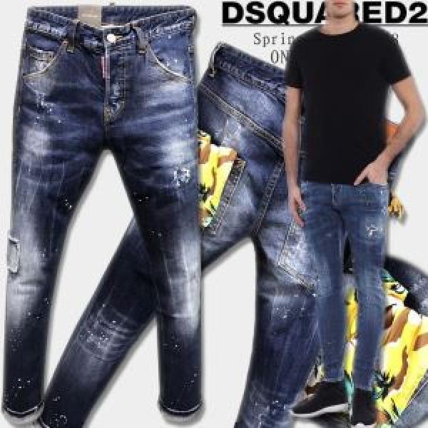 すっかり定番化 2026新作 ディースクエアード DSQUARED2 デニデニムパンツ メンズ