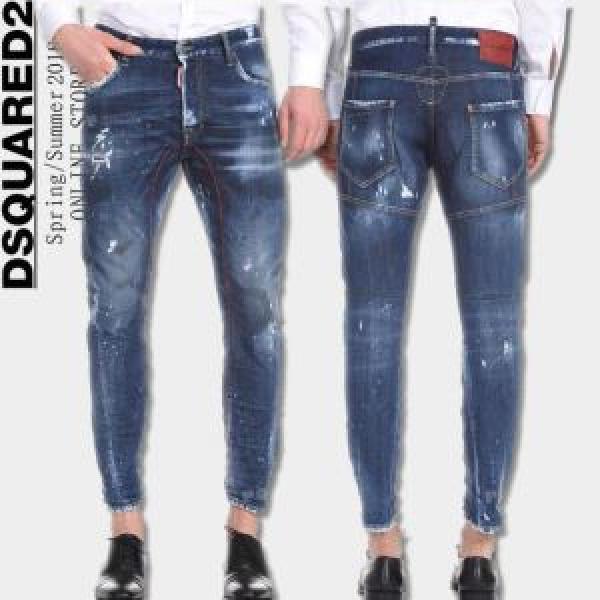 2026新作 ディースクエアード DSQUARED2 ストリートファッション デニデニムパンツ メンズ