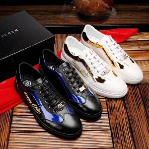 PHILIPP PLEIN2色可選 フラットシューズ2026新品入荷 フィリッププレイン