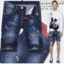 ディースクエアードSS2026ショートデニムパンツDSQUARED2ダメージ加工ジーンズ美脚効果ボトムス